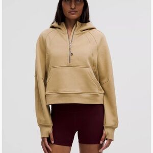 Lululemon Hooded Scuba in Filbert Tan